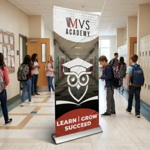Deluxe Single-Sided Retractable Banner Stands 33x80